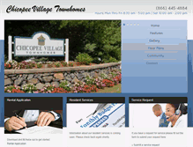 Tablet Screenshot of chicopeevillageapts.com